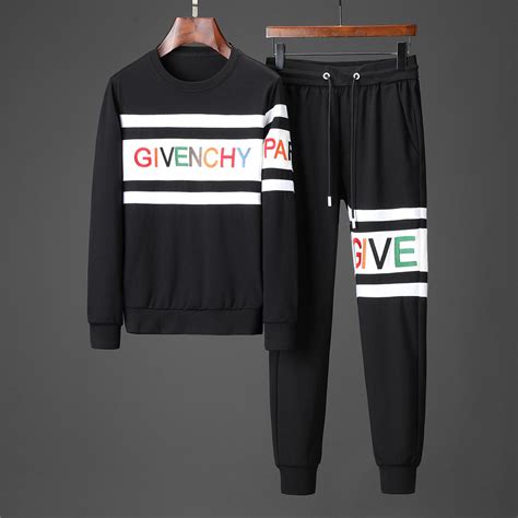 mens givenchy tracksuit|givenchy tracksuit men's black.